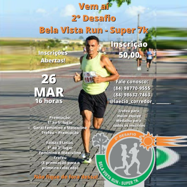 evento: 2º Desafio Bela Vista Run Super  